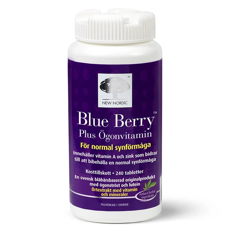 New Nordic Blue Berry Plus Ögonvitamin 240 st New Nordic