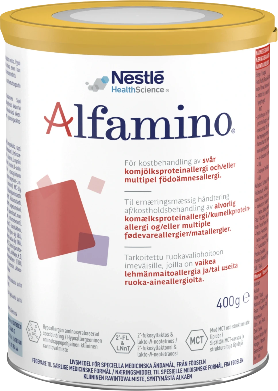Alfamino Modersmjölksersättning 400 g Alfamino