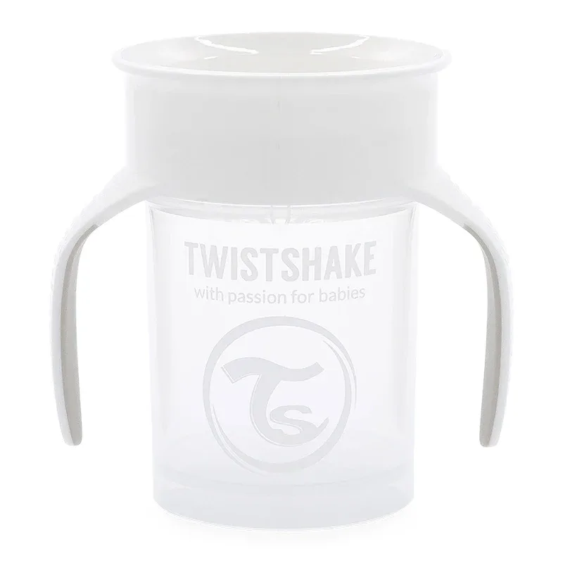 Twistshake 360 Cup 6+ mån White Twistshake