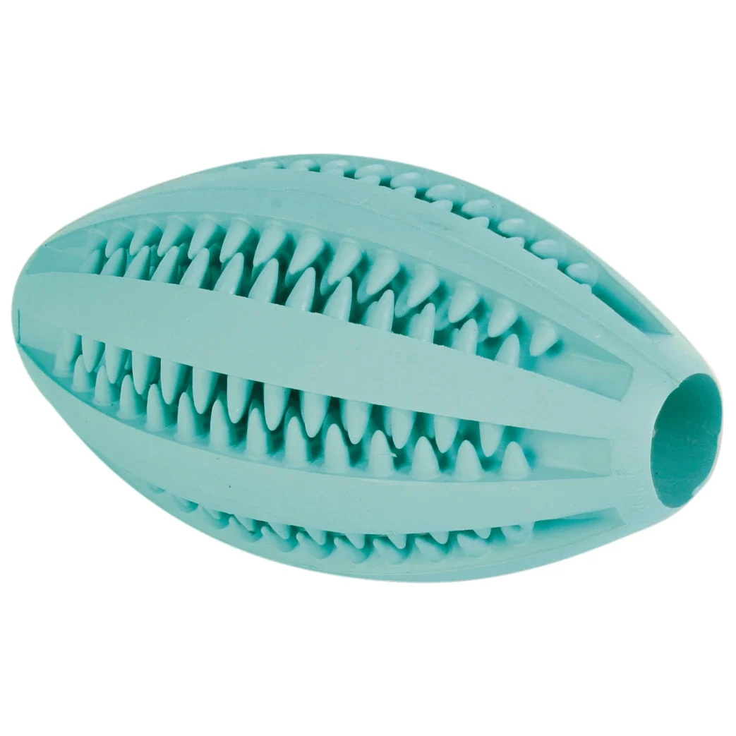Trixie Denta Fun Rugbyboll med Mintsmak Naturgummi ø 11 cm Trixie