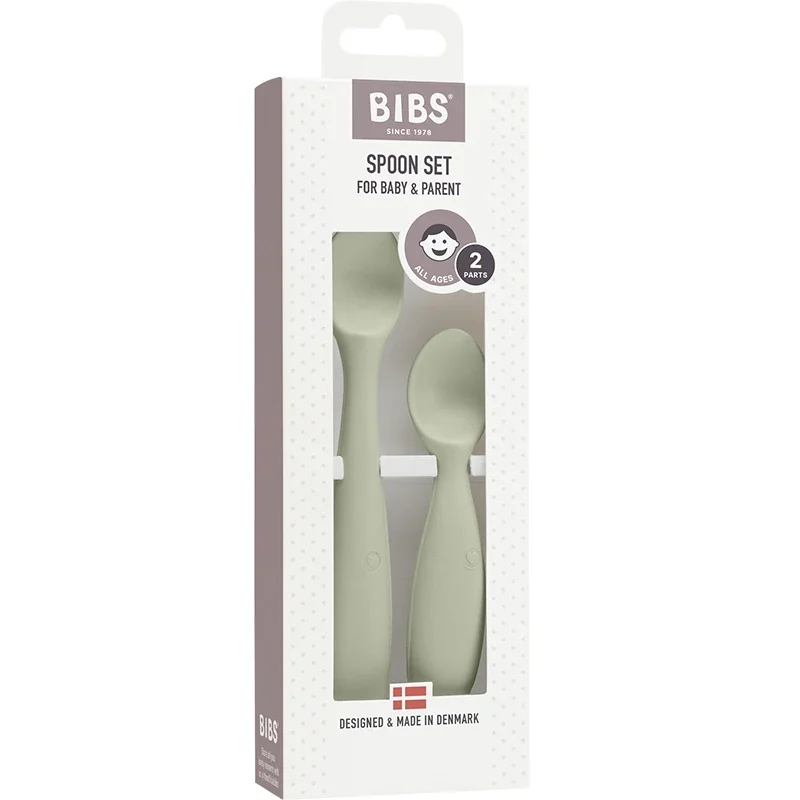 BIBS Spoon Set Sage Bibs