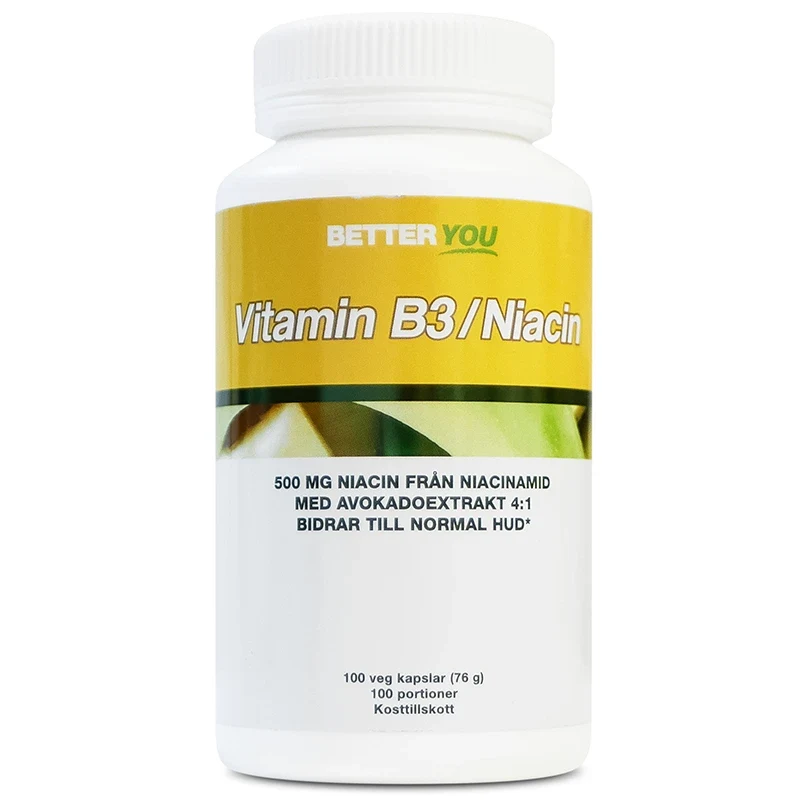 Better You Vitamin B3 / Niacin 100 kapslar Better You