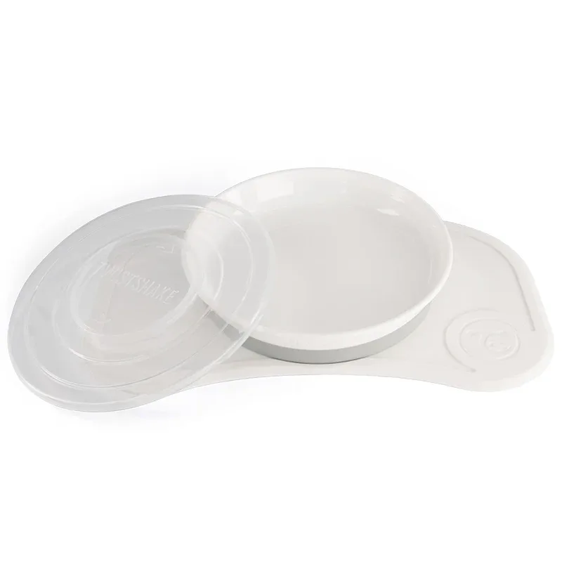 Twistshake Click-Mat Mini + Plate White Twistshake