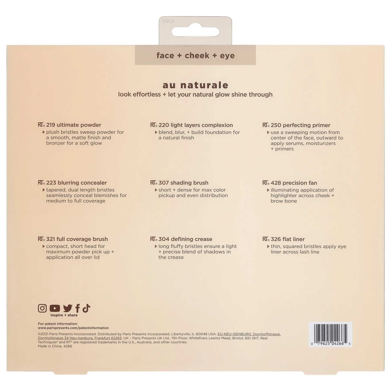 Real Techniques Au Naturel Complete Brush Kit Real Techniques