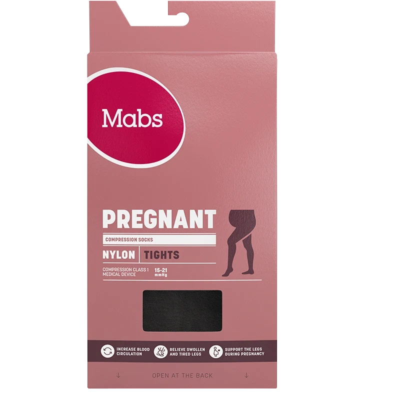 Mabs Nylon Tights Black Pregnant 1 par S Mabs