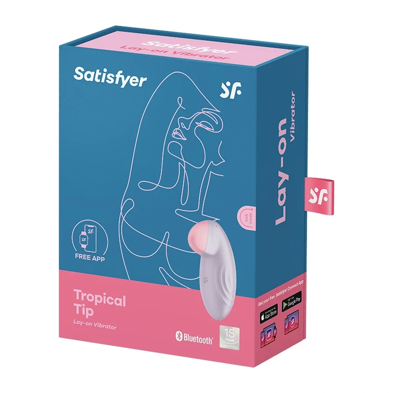 Satisfyer Tropical Tip Lilac Vibrator Satisfyer