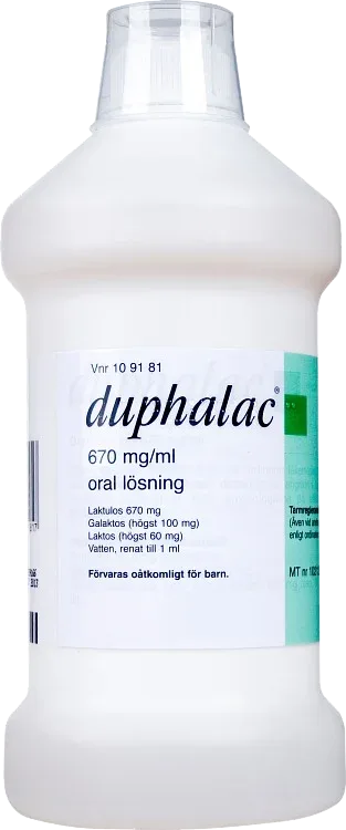Duphalac oral lösning 670 mg/ml 1000 ml Duphalac