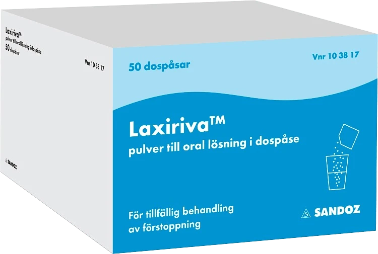 Laxiriva Pulver till oral lösning 50 dospåsar Sandoz