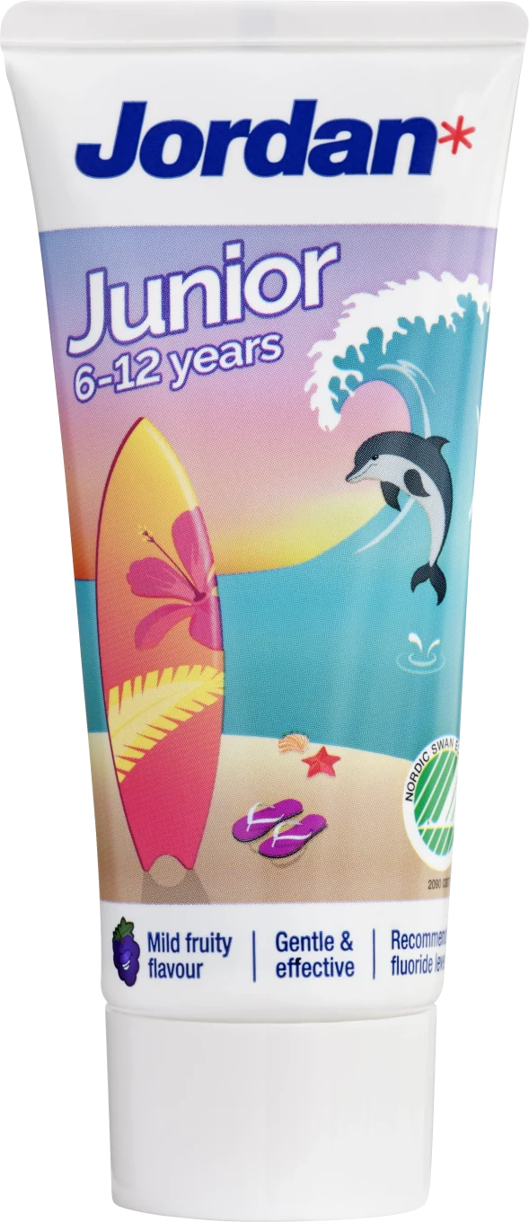 Jordan Junior Tandkräm 6-12år 50ml Jordan