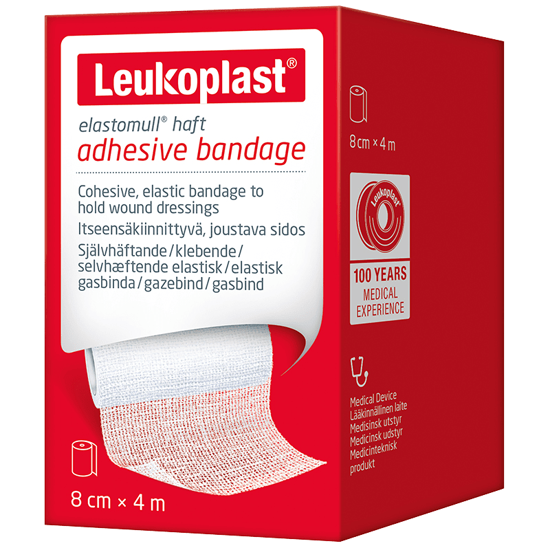Leukoplast Elastomull Haft 8 cm x 4 m 1 st Leukoplast