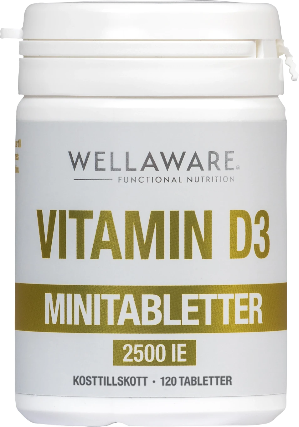 WellAware Vitamin D3 2500 IE 120 minitabletter WellAware