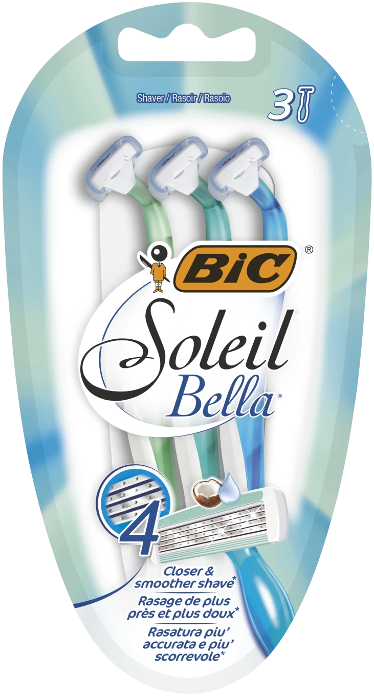 BIC Soleil Bella Rakhyvlar för Kvinnor 3-pack BIC