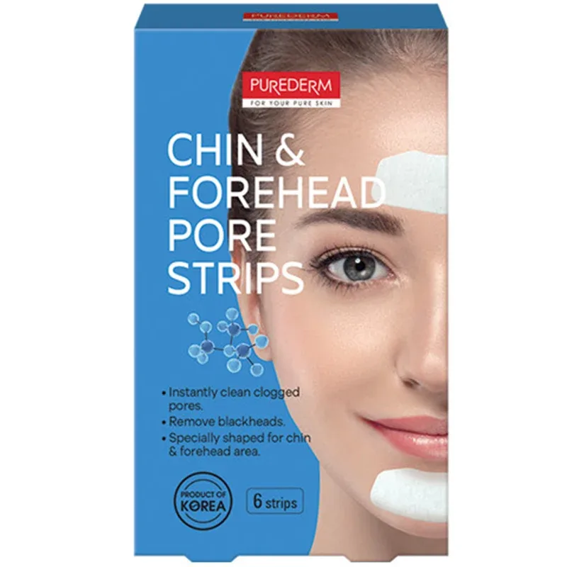Purederm Chin & Forehead Pore Strips 6 st Purederm