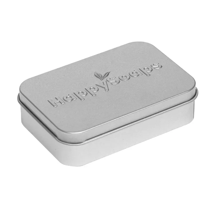 HappySoaps Happy Bar Storage and Travel Tin Square HappySoaps