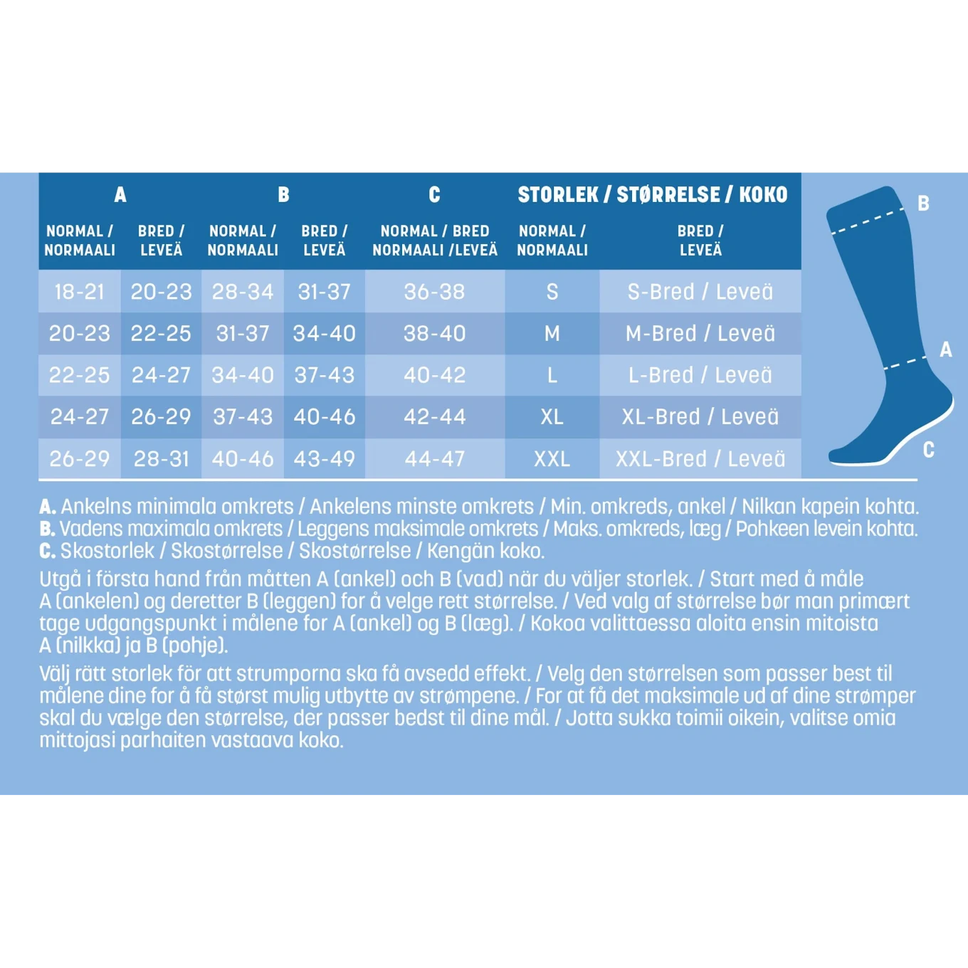 Mabs Cotton Knee Navy 1 par XXL Mabs