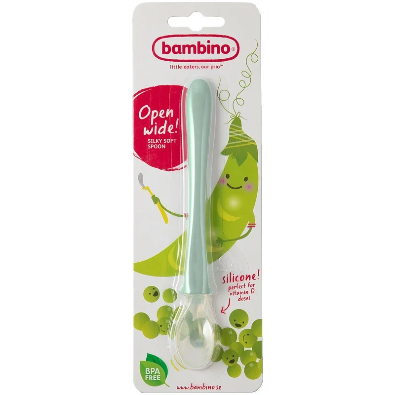 Bambino Open Wide! Soft Spoon Mint Bambino