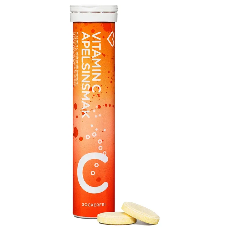 Hjärtats Vitamin C Apelsin 20 brustabletter Hjärtats