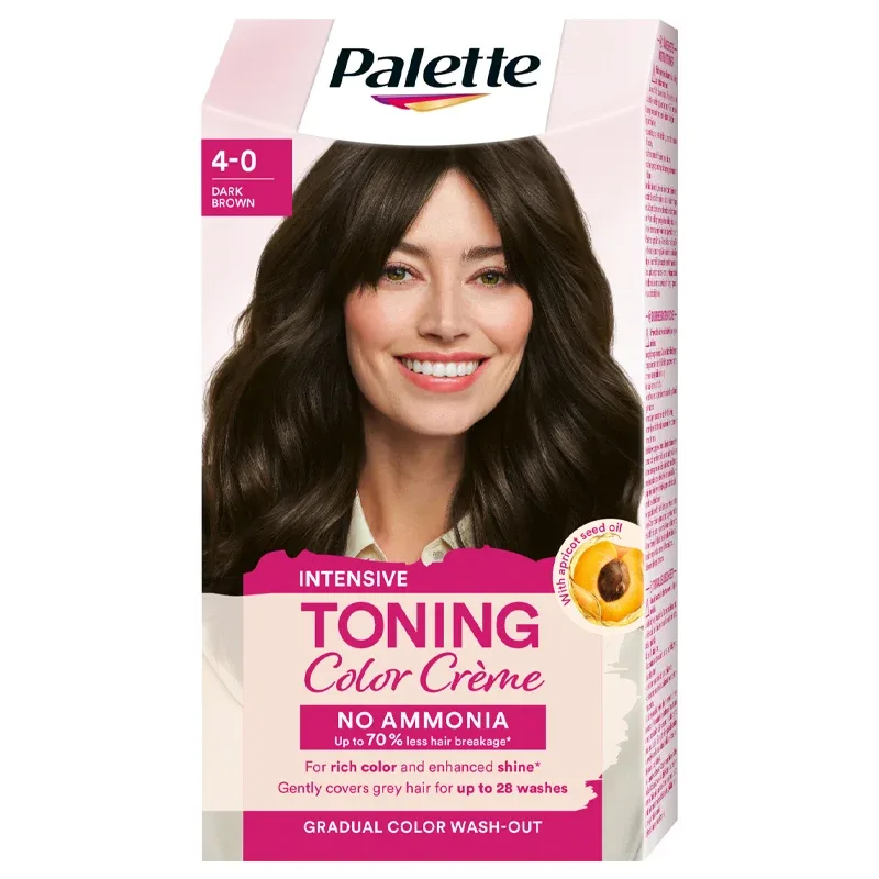 Schwarzkopf Palette Intensive Toning Color Creme 4-0 Dark Brown Palette