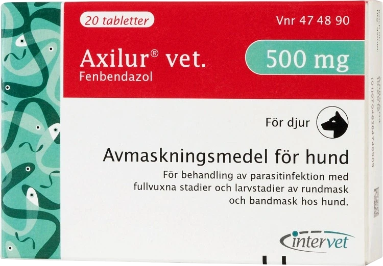 Axilur vet. tablett för hund 500 mg 20 st Axilur