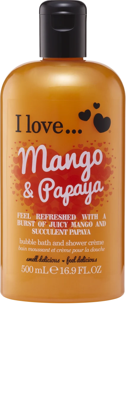 I LOVE Mango & Papaya Bath & Shower Crème 500 ml I Love...
