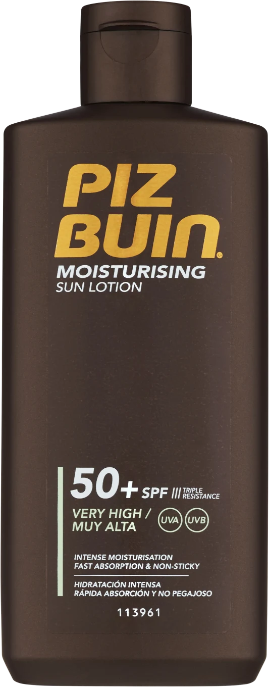 PIZ BUIN Moisturising Sun Lotion SPF 50+, 200 ml Piz Buin
