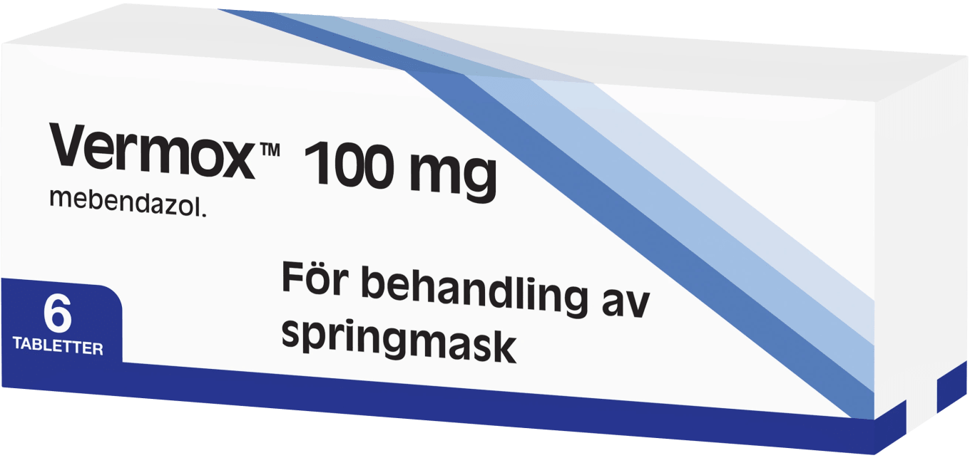 Vermox Tablett 100 mg, 6 tabletter Vermox™