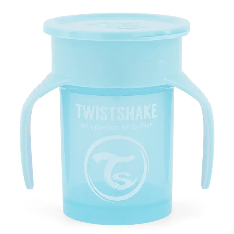 Twistshake 360 Cup 6+ mån Pastel Blue Twistshake