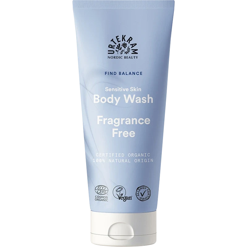Urtekram Find Balance Fragrance Free Body Wash 200 ml Urtekram
