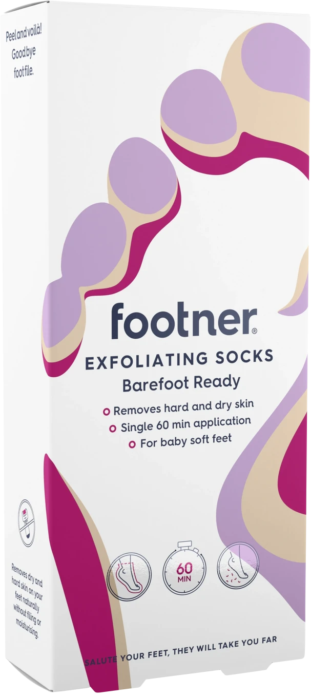 Footner Exfoliating Socks 1 par Footner