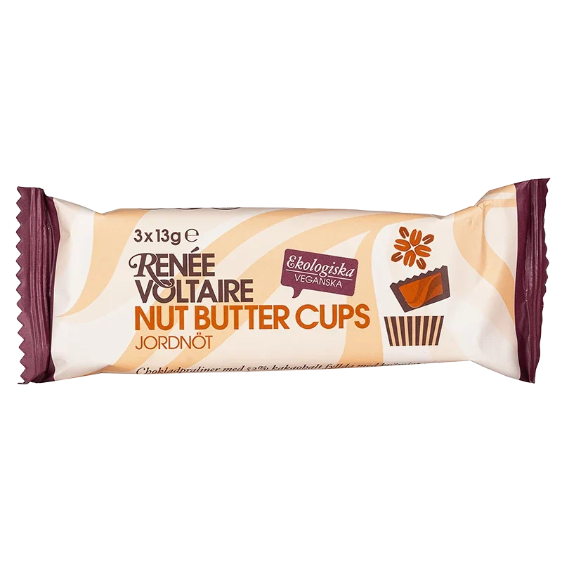 Renée Voltaire Nut Butter Cups Jordnöt 39 g Renée Voltaire