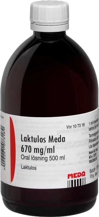 Laktulos Meda oral lösning 670 mg/ml 500 ml Laktulos