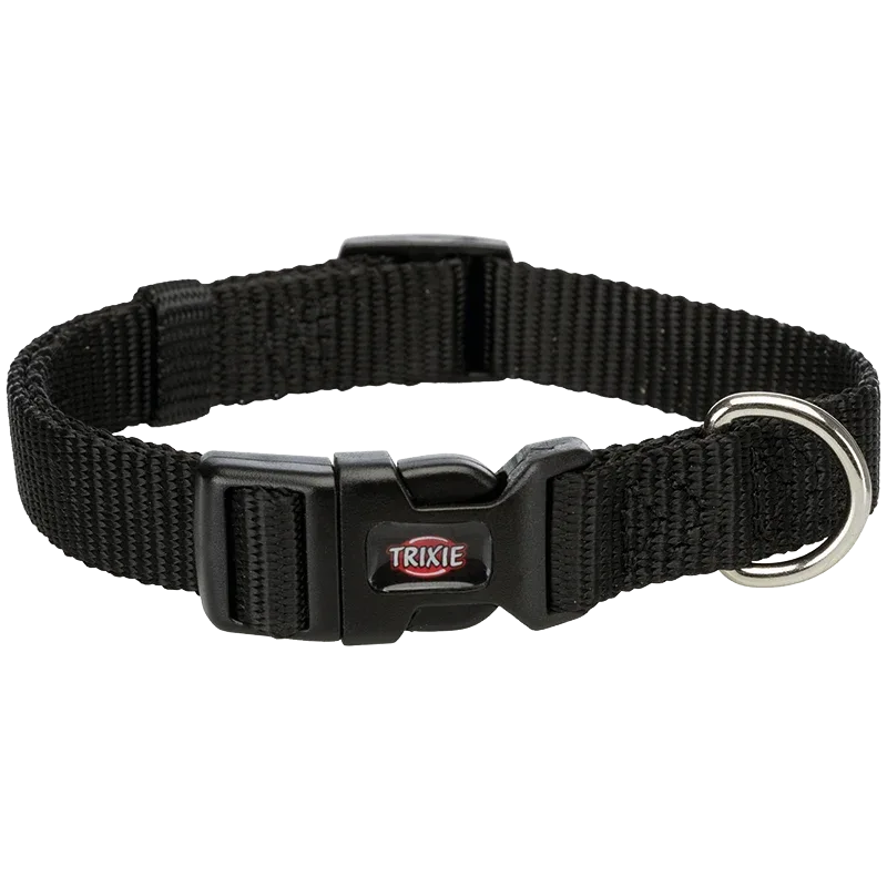 Trixie Premium Halsband Svart S (25-40 cm) Trixie