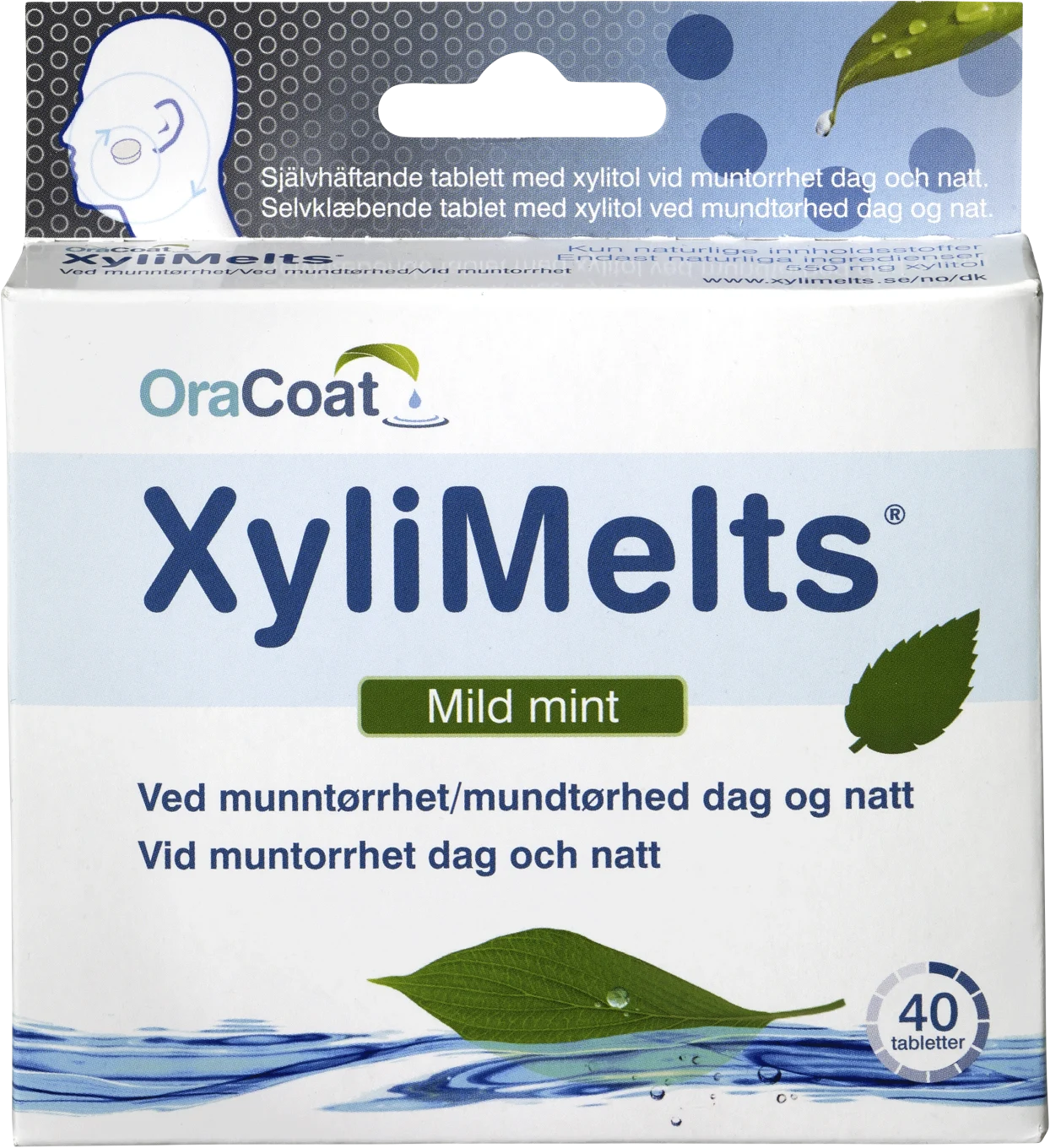 XyliMelts Munfukttablett 40 st XyliMelts