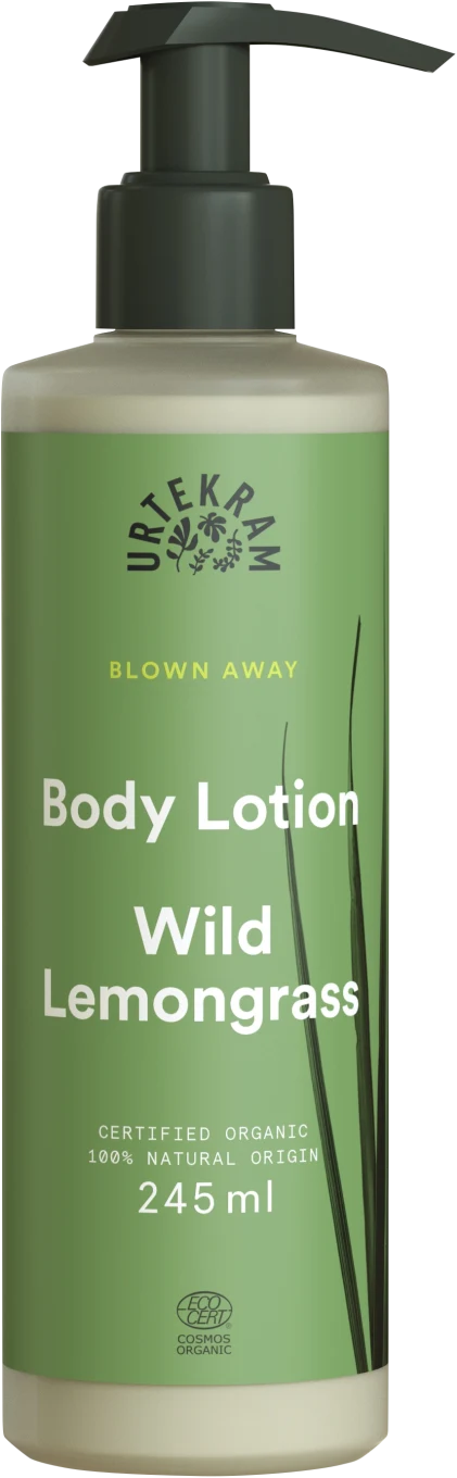 Urtekram Blown Away Wild Lemongrass Body Lotion 245 ml Urtekram