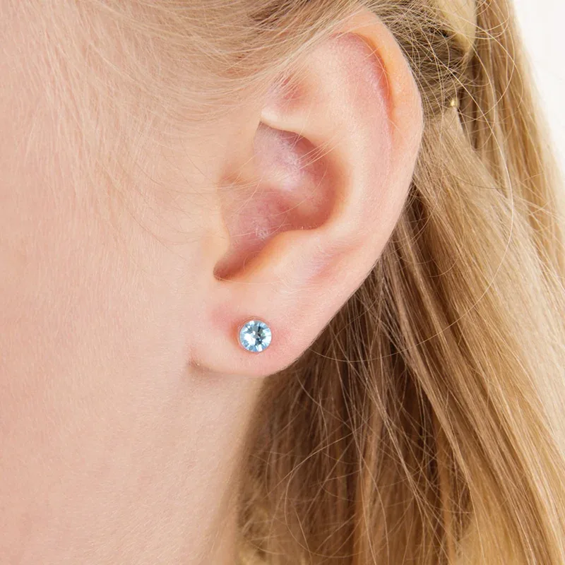 Blomdahl Aquamarine Örhängen 6mm Blomdahl