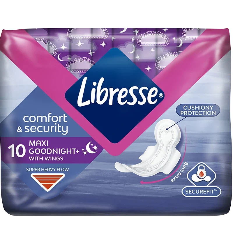 Libresse Maxi Goodnight 10 st Libresse