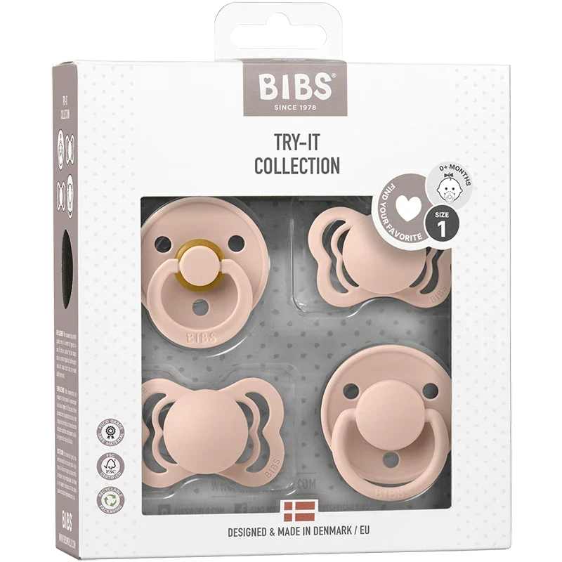 BIBS Try-It Collection Blush Bibs