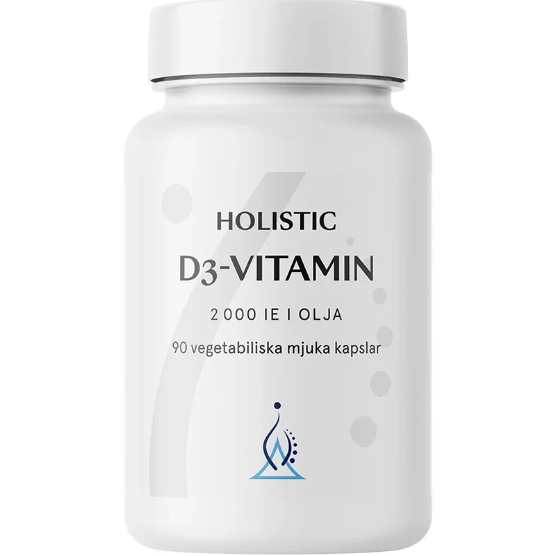 Holistic D3-vitamin 2000 IE i kokosolja 90 st Holistic