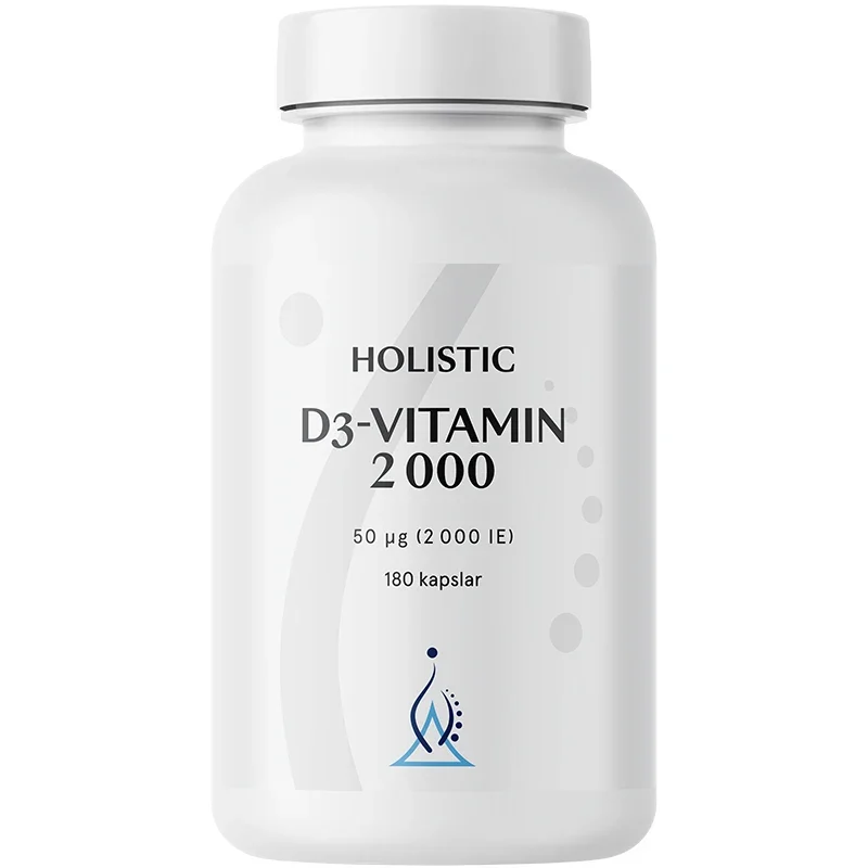 Holistic D3-vitamin 2000IE 50 µg 180 st Holistic