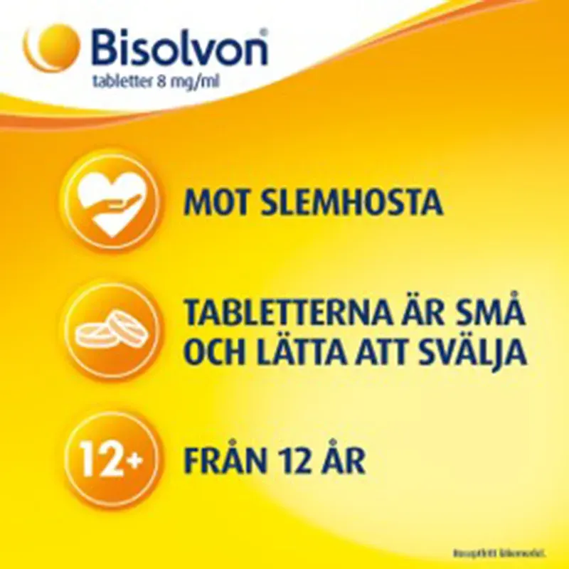 Bisolvon tablett 8 mg 50 st Bisolvon