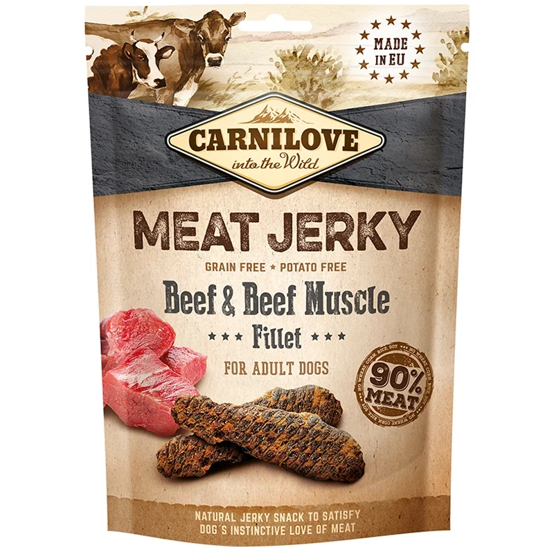 Carnilove Jerky Beef & Beef Muscle Fillet 100 g Carnilove