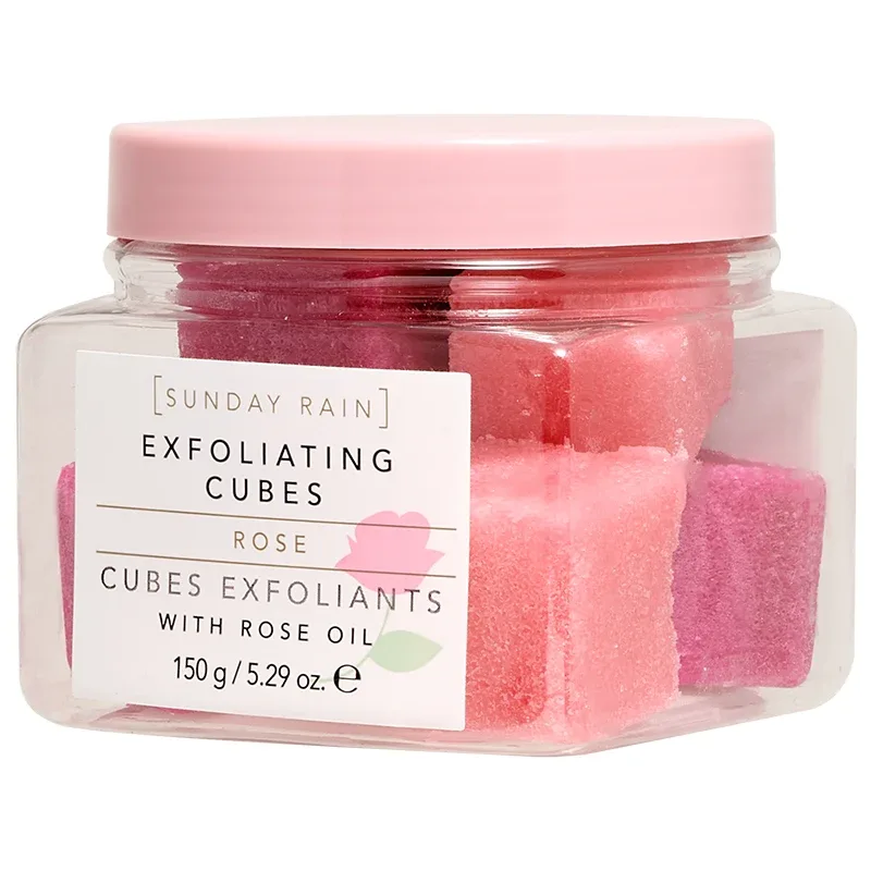 Sunday Rain Rose Exfoliating Cubes 150g Sunday Rain