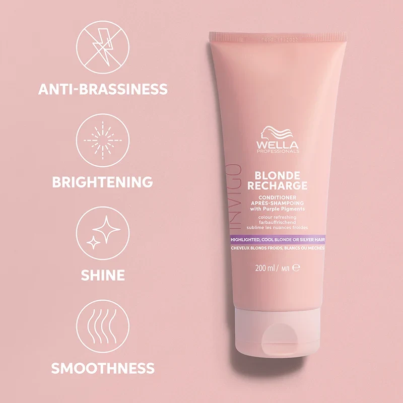 Wella Professionals Invigo Blonde Recharge Cool Blonde Conditioner 200 ml Wella