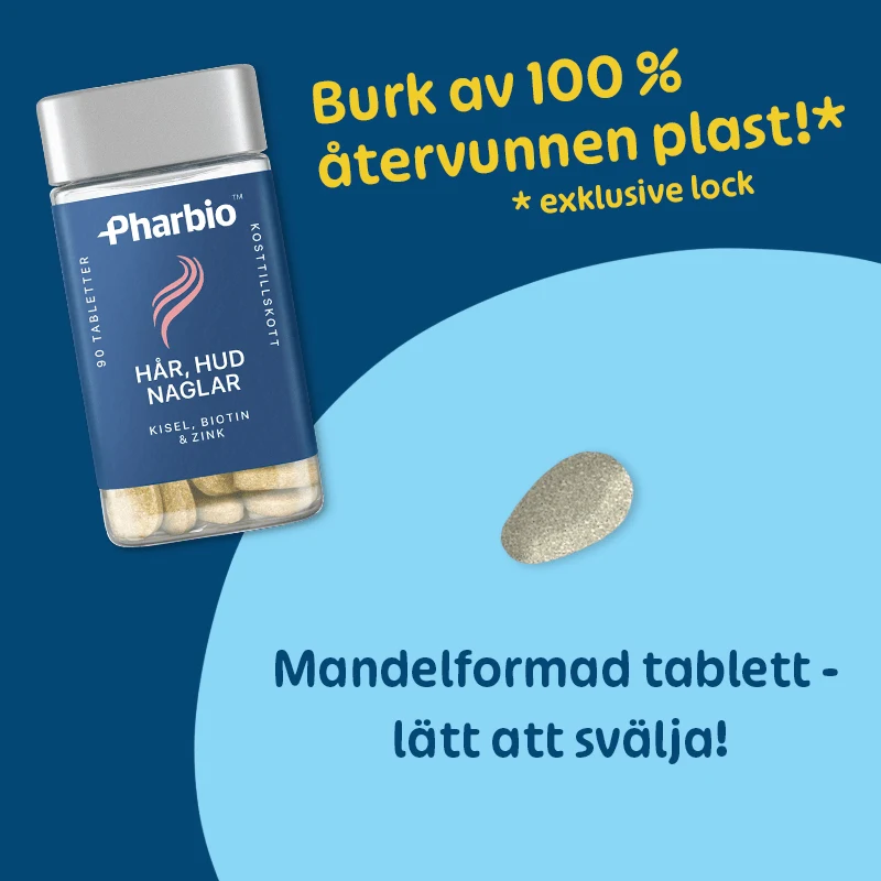 Pharbio Hår Hud Naglar 90 st Pharbio