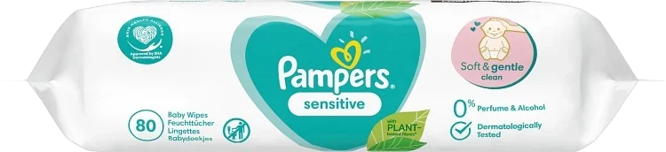 Pampers Sensitive Baby Våtservetter 80 st Pampers