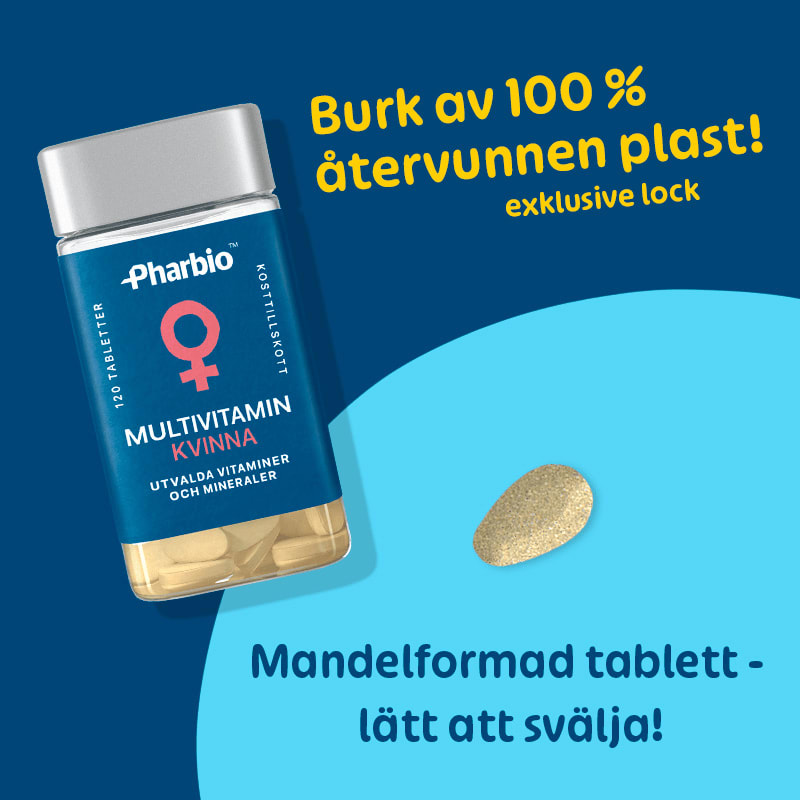 Pharbio Multivitamin Kvinna 120 st Pharbio