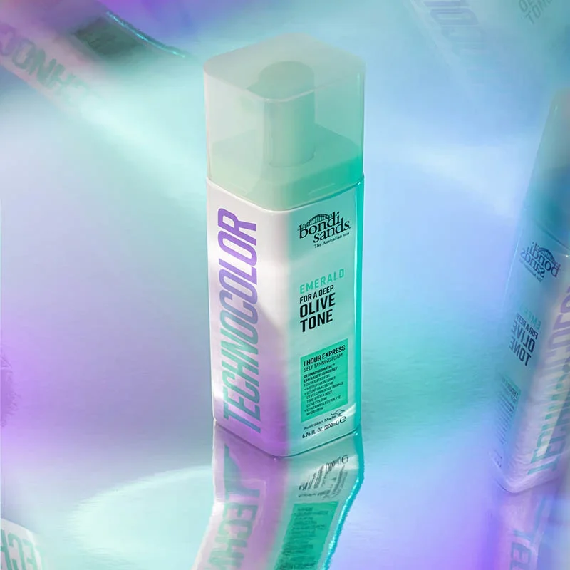 Bondi Sands Technocolor 1 Hour Express Self Tanning Foam Emerald (Olive Tone) 200 ml Bondi Sands