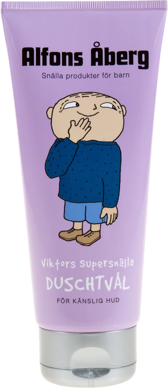 Viktors supersnälla duschtvål 200 ml Alfons åberg