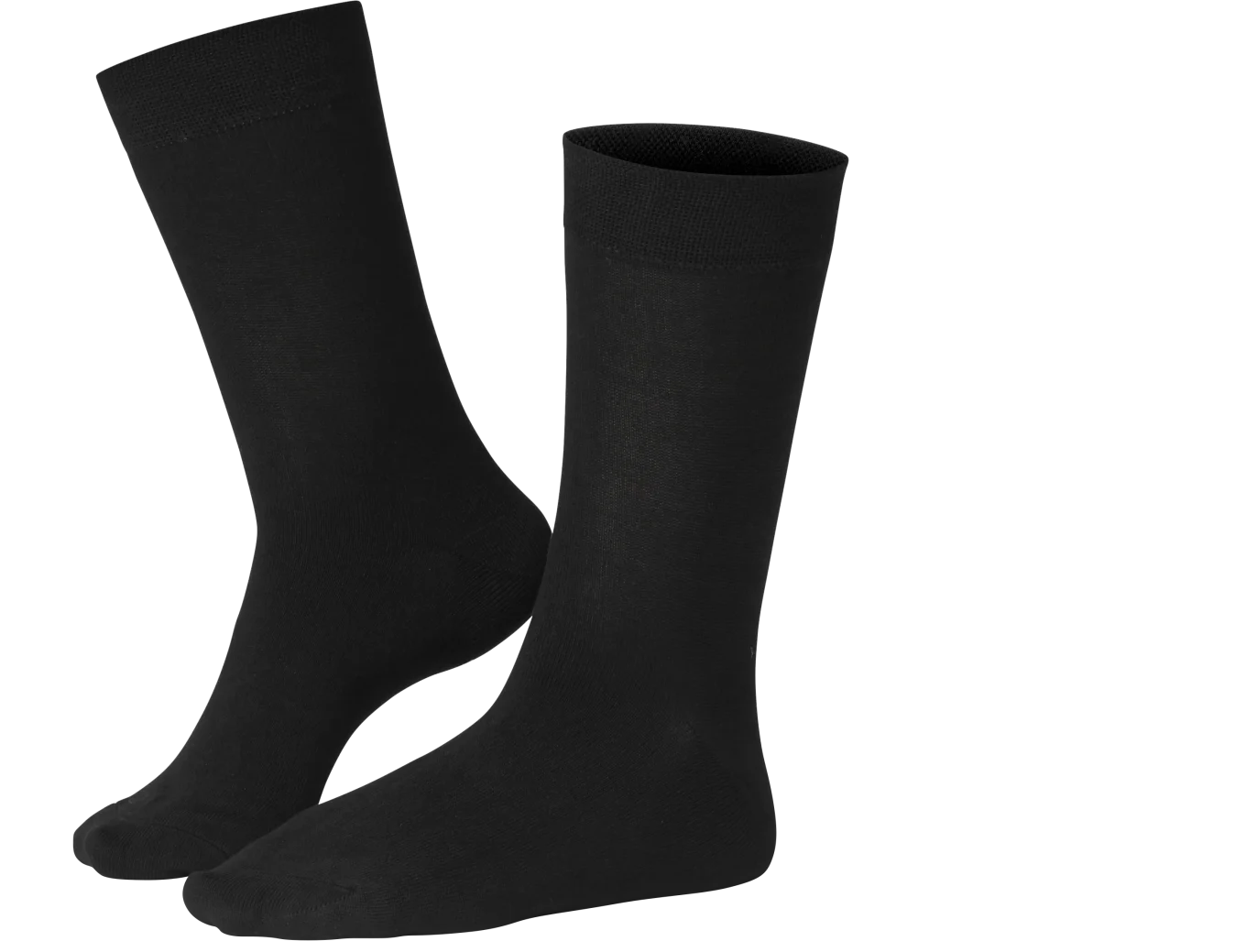 Life Wear Komfortstrumpa Lös Resår Bambu Svart 34/36 Life Wear