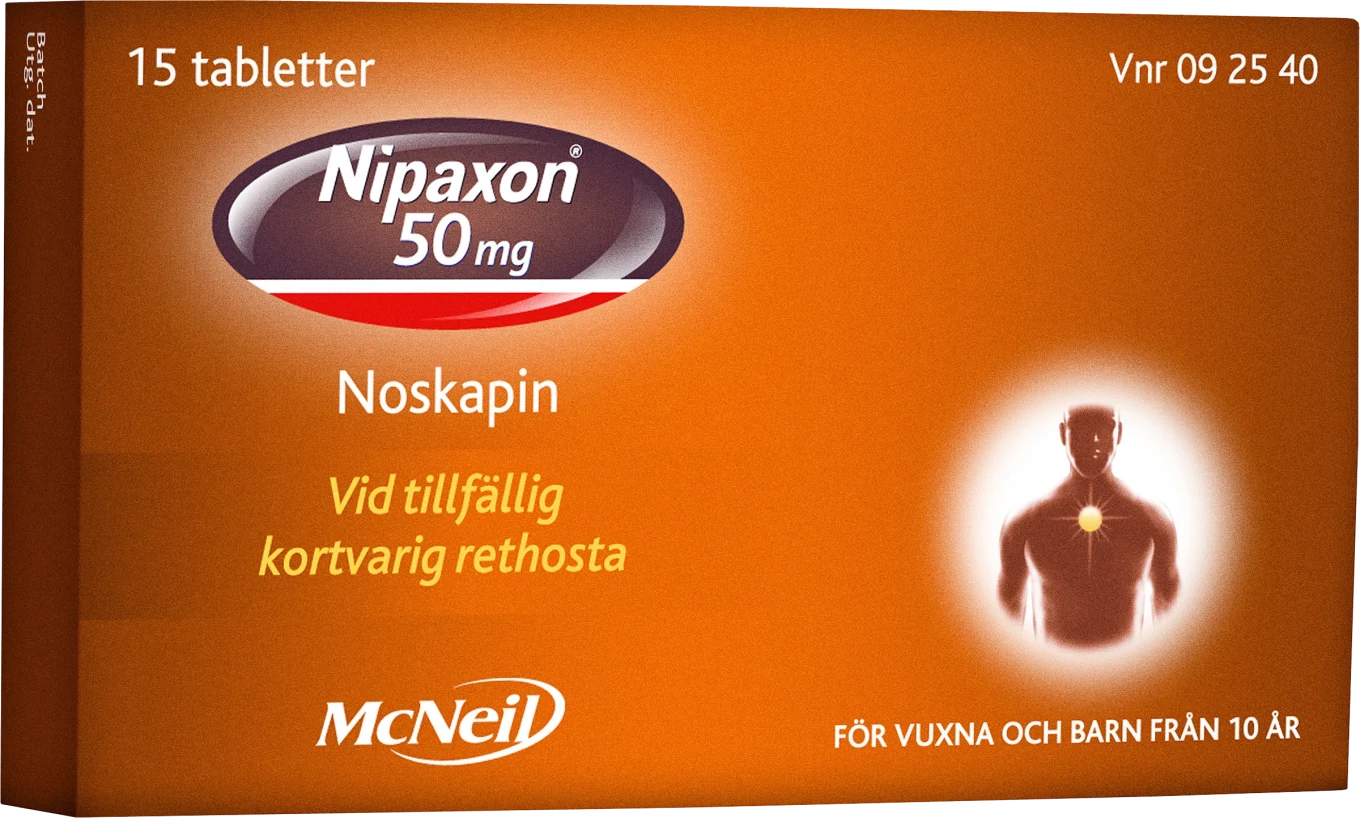 Nipaxon tablett 50 mg 15 st Nipaxon